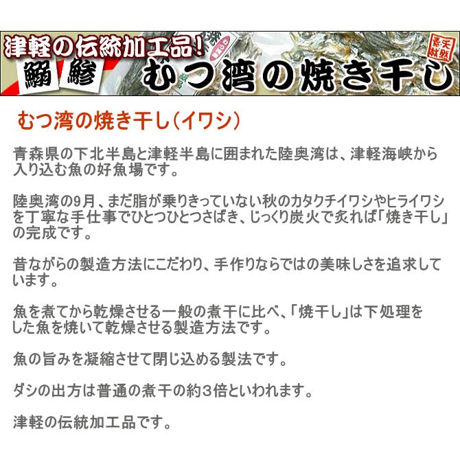 むつ湾産・いわし焼き干し 40g＿送料無料 ぽっきり 母の日 父の日 ポイント消化｜kaisotonya｜03