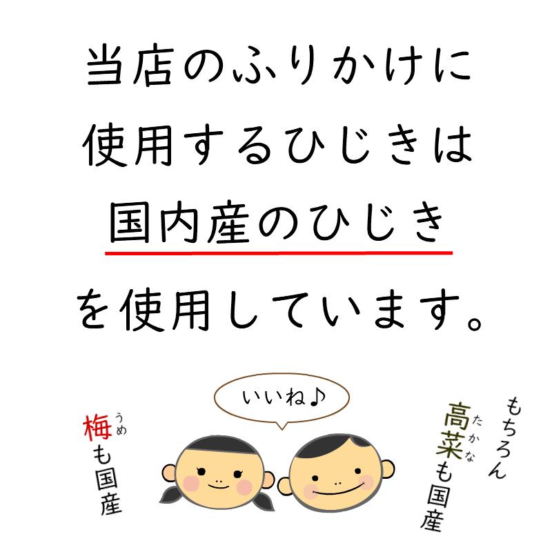 海藻本舗 ひじきふりかけ 送料無料 180g（60ｇ×3袋）メール便 国産原料使用 ひじきごはん しそひじき 梅ひじき たかなひじき｜kaisoushop｜12