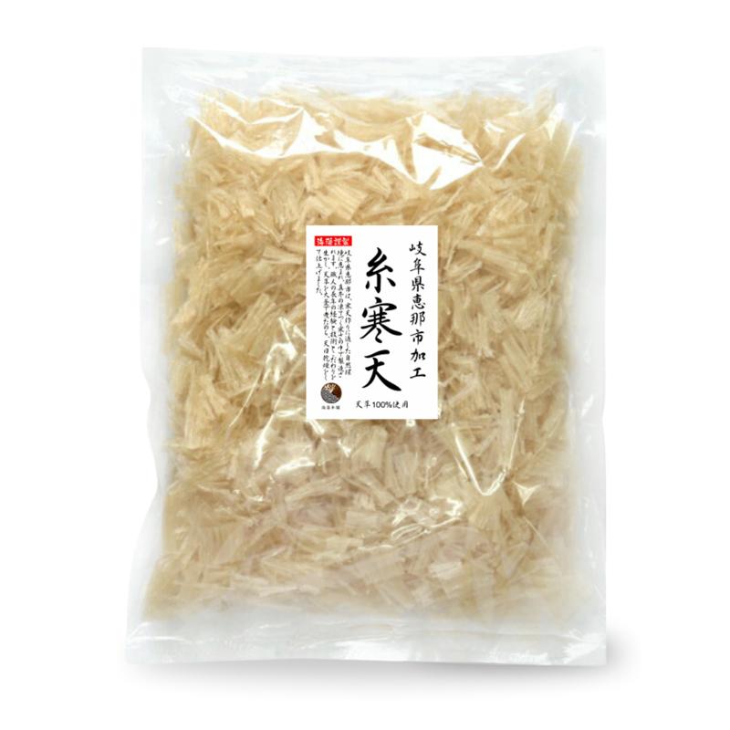 寒天 かんてん 糸寒天 400g 国産 岐阜県加工 : 海藻本舗 - 通販