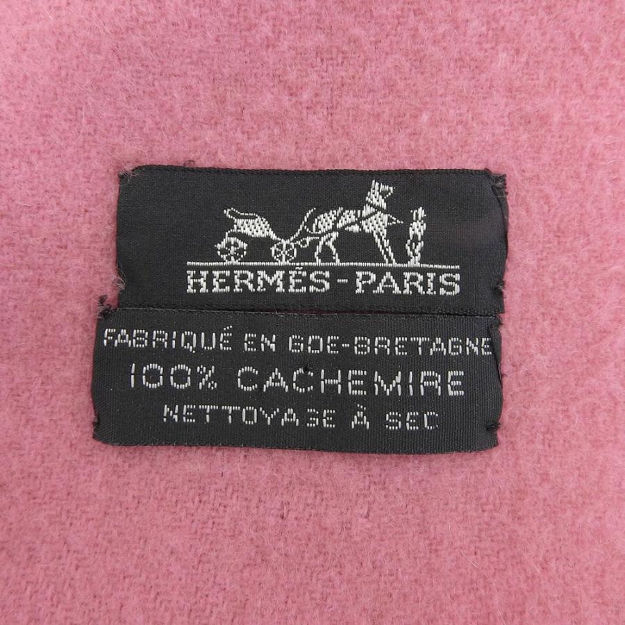 HERMES（エルメス） フリンジ大判ストール マフラー レディース