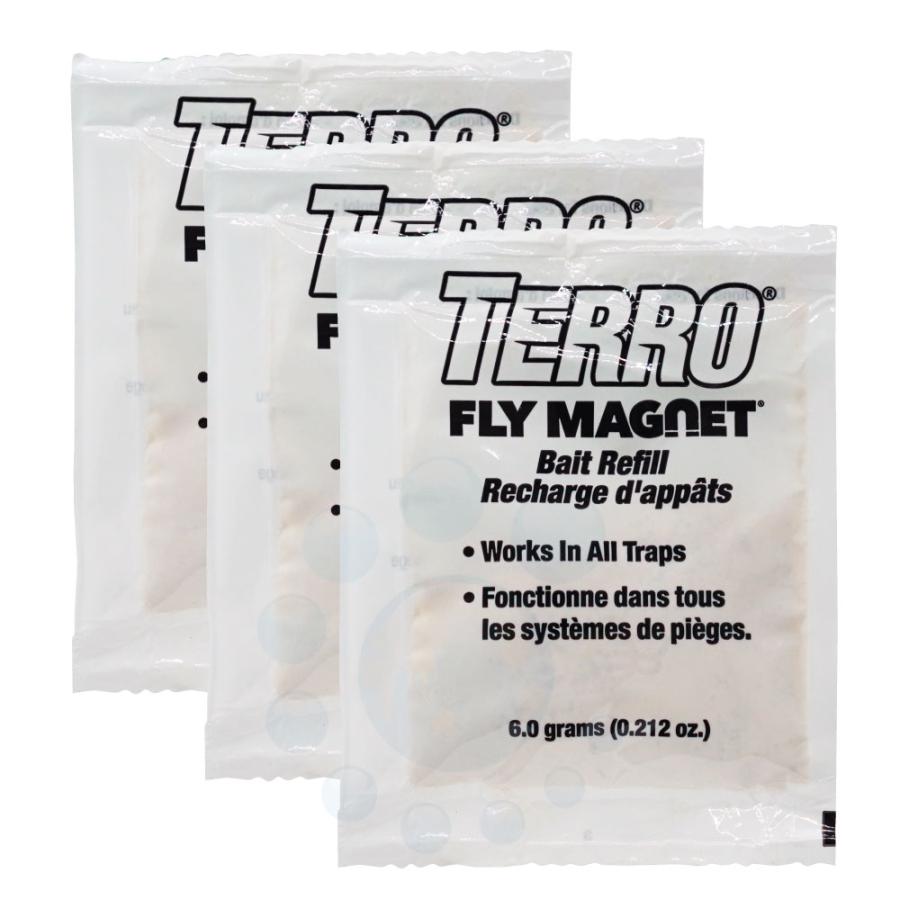 爆売りセール開催中 ハエ取り フライマグネット用ベイト 3袋 チョウバエ コバエ誘引剤 ネコポス対応 送料275円