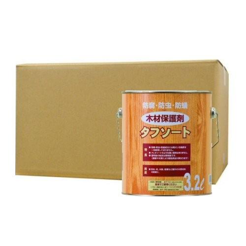 ブランド登録なし - 用木防御すること剤 貯蔵 殺虫剤 防蟻 手ごわい篩いにかける 3.2L×4本 油性 木部 黒褐色 ケミプロ化成