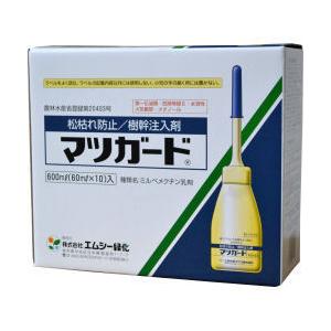 エムシー緑化 松枯れ 防止 マツガード 60ml×10本 ハダニ類 効果 マツノ 