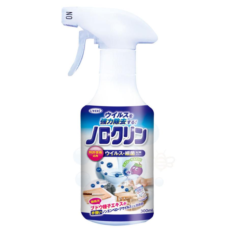 ウイルス対策 ノロクリン 300ml×24本 除菌 UYEKI ウエキ 洗浄効果 安心 安全 お子様の画像