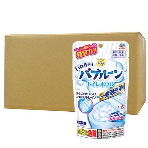 アース製薬 - 室内用便器中性洗剤 らくハピ いれるだけバブルーン 室内用便器どんぶり鉢×24個 洗いもの 除菌 トイレ洗剤-トイレ用品-キッチン、日用品、文具