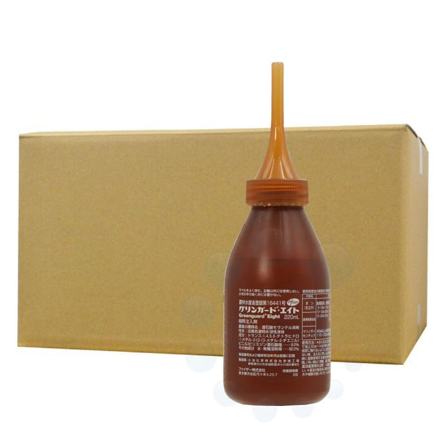 松枯れ防止 樹幹注入剤 グリンガードエイト 220ml×50本 農薬