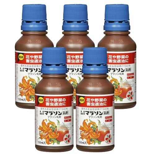 住友化学園芸 家庭園芸用 マラソン乳剤 花や野菜の害虫退治に 100ml×5本 農薬｜kaiteki-club