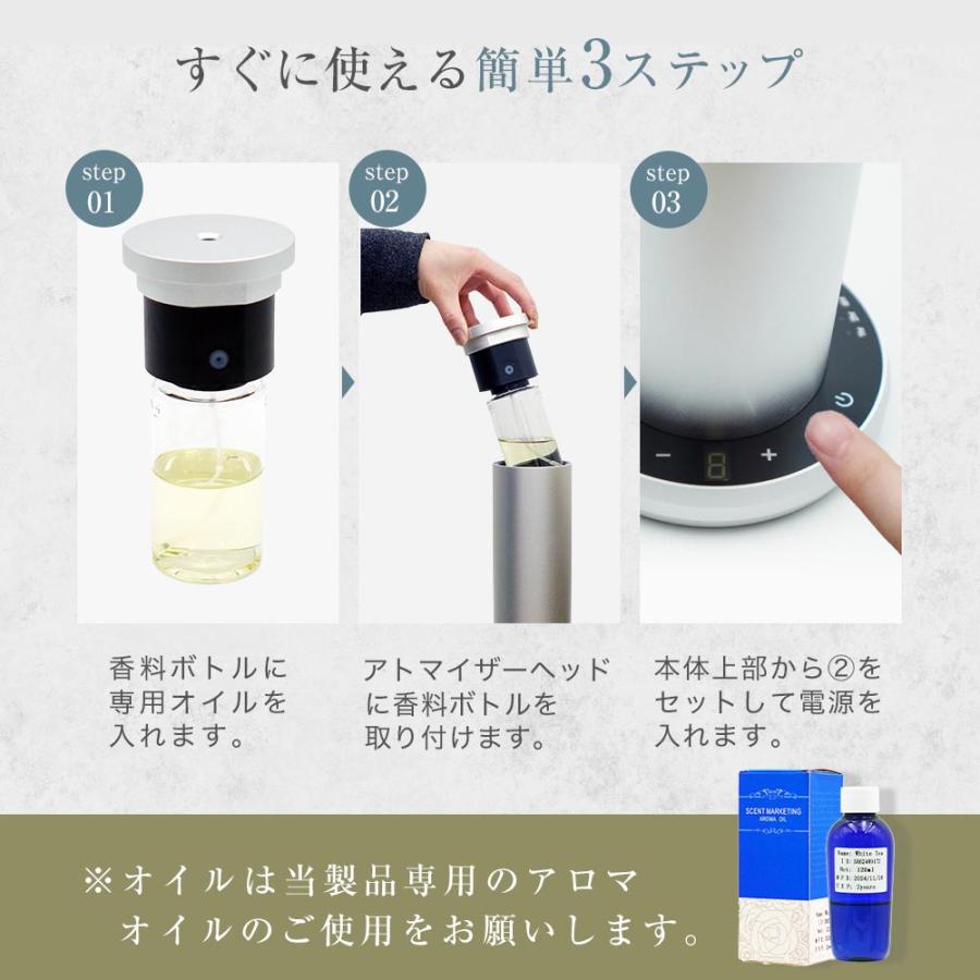 ネブライザー式 フレグランスディフューザー A313 ホワイトティオイル