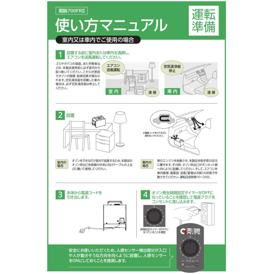 剛腕 700FRII GWN-700FR オゾン脱臭器 オゾン発生装置 ホテル 剛腕 700FRII GWN-700FR オゾン脱臭器 オゾン発生装置 ホテル