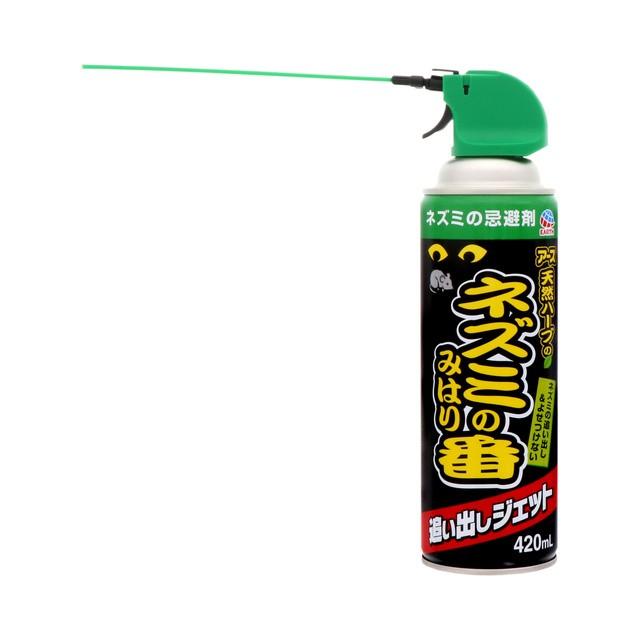 ネズミ忌避 ネズミのみはり番 追い出しジェット 420ml アース製薬｜kaiteki-club｜04