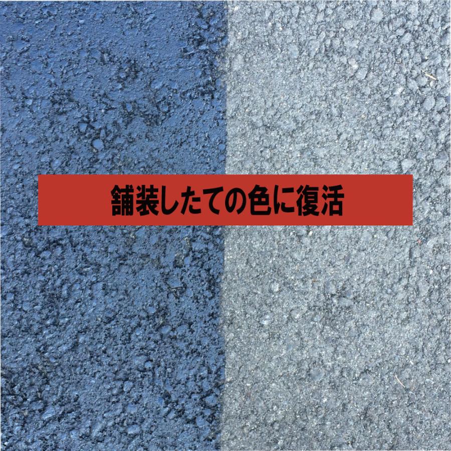 舗装 塗料 アスファルト美装黒 16L 駐車場 アスファルト リフレッシュ