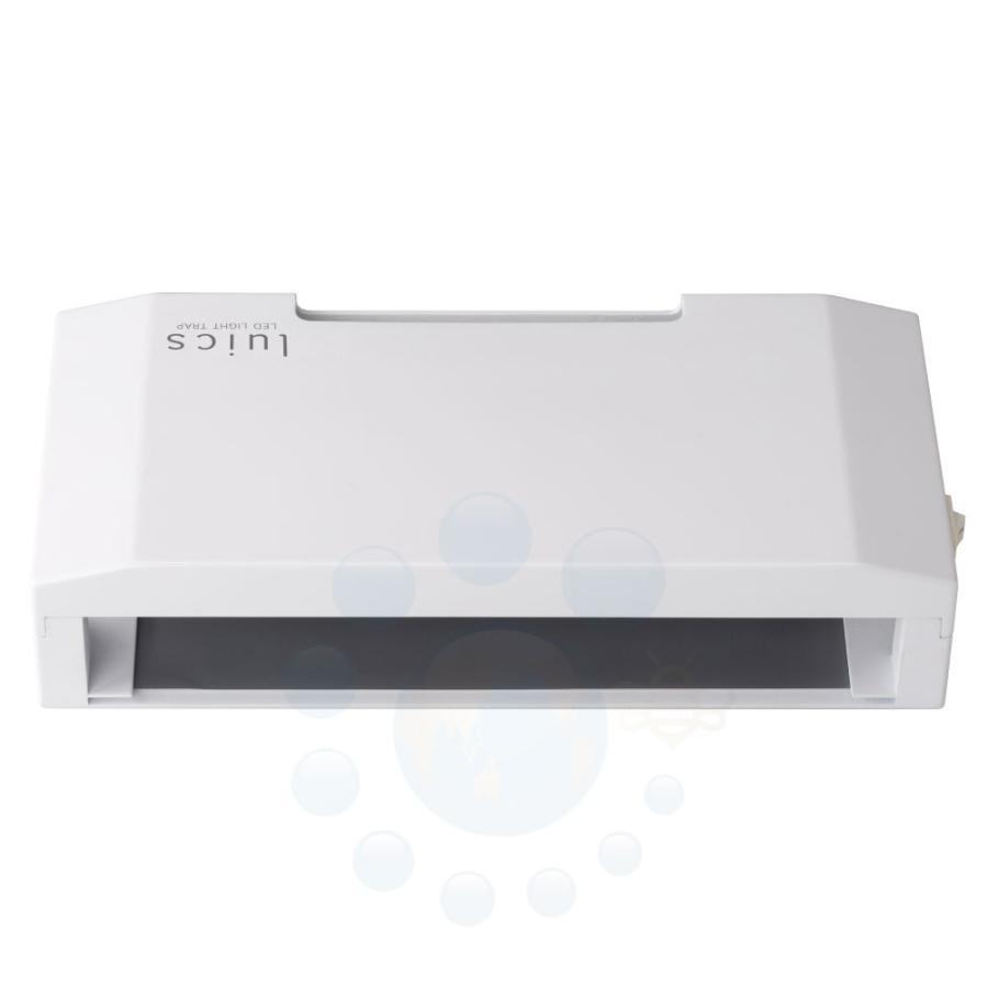 LED 捕虫器 luics ルイクス C LED コンパクトタイプ LC-C01  光誘引捕虫器 ホワイト カフェ オフィス リビング ベーカリー コバエ 駆除の画像