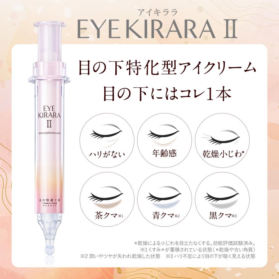 アイクリーム くま クマ アイキララII 目の下 専用 北の快適工房 公式 レチノール ビタミンC 配合 目元クリーム 40代 50代 60代 送料無料 | 北の快適工房 | 03