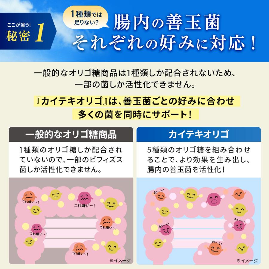 北の快適工房 オリゴ糖 カイテキオリゴ 腸活 で便秘 傾向者の便通を