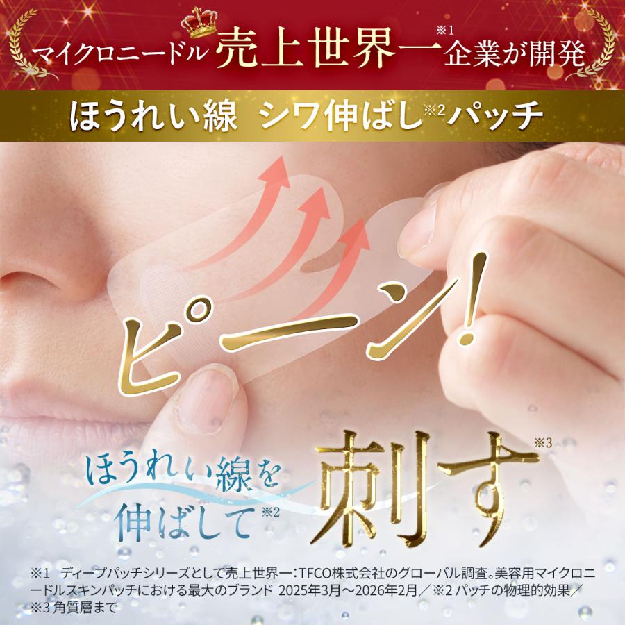 北の快適工房 ほうれい線 化粧品 パッチ テープ シート しわ伸ばし