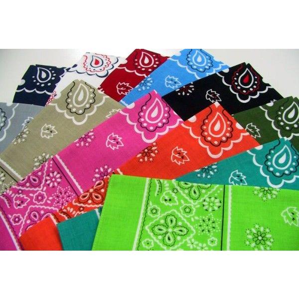 RN13960 クッキー柄　バンダナ　ミントグリーン RN13960 クッキー柄 バンダナ ミントグリーン 1960-70s FAST