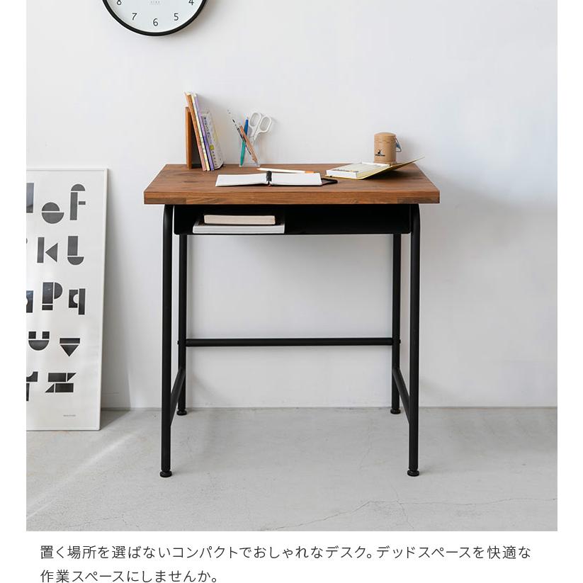 パソコンデスク 幅70cm 奥行き50cm 天然木 無垢材 パイン材