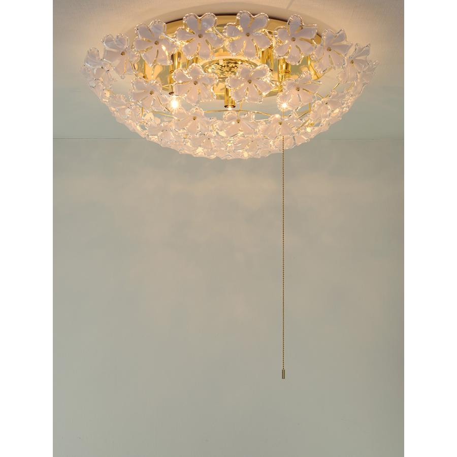 KISHIMA ブーケ シーリングライト シャンデリア 5灯 花 レトロ キシマ（KISHIMA） シーリングライト BOUQUET 5灯 照明 LED 対応