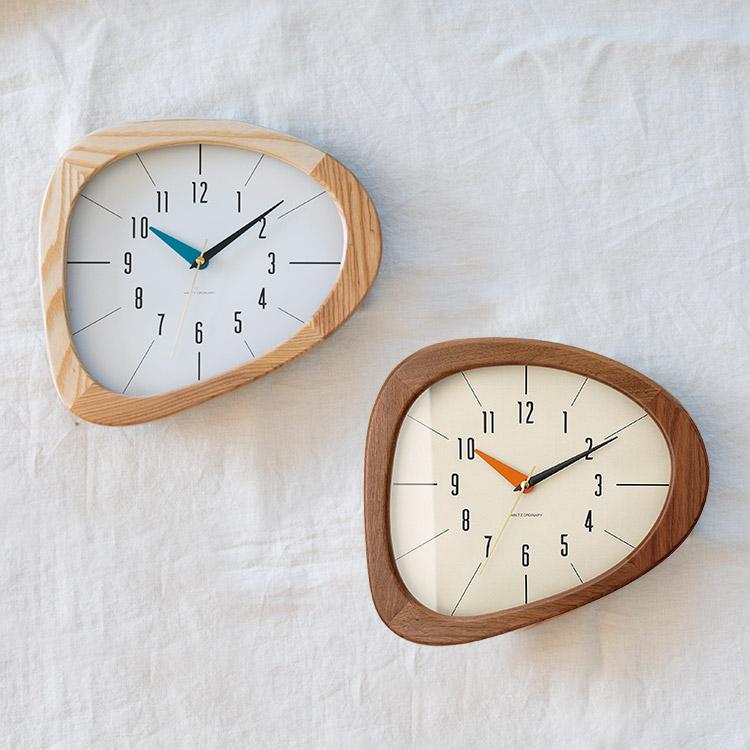 掛け時計 キーノ Kino 壁掛け ナチュラル 木製 木目 かわいい おしゃれ