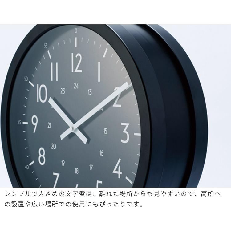 ほぼ未使用　インターフォルム　両面時計　ダブルフェイスクロック　インダストリアル INTERFORM（インターフォルム） 両面時計 アントス Anthos ダブル