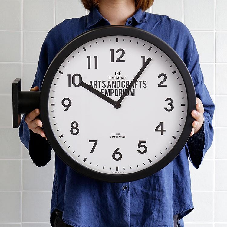 掛け置き時計 送料無料 両面 金具付き 掛け時計 置き時計 両面時計 リビング ダイニング オフィス おしゃれ かわいい モノトーン 白黒 ロベストン Cl 2138 A15cl2138 照明 家具 雑貨の快適ホームズ 通販 Yahoo ショッピング