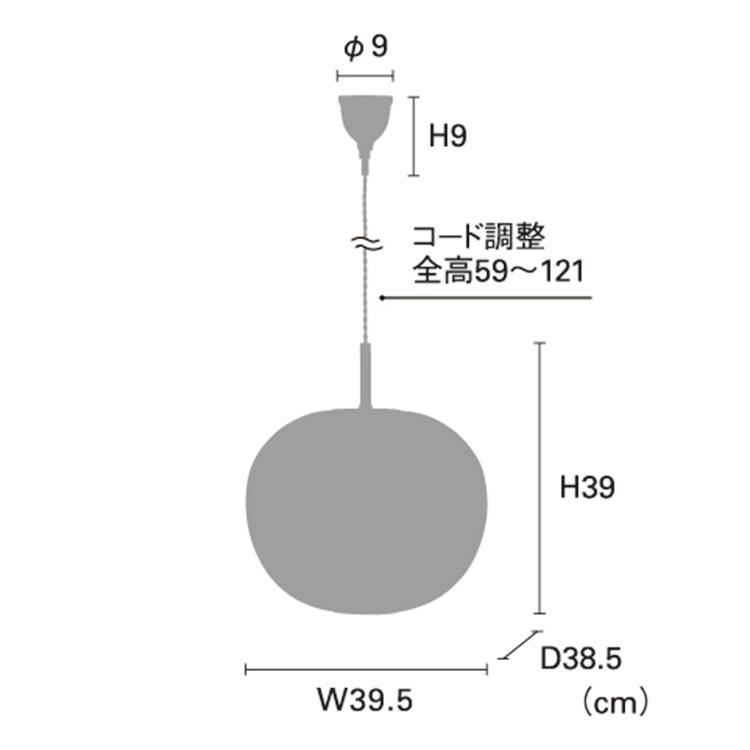 ペンダントライト おしゃれ 北欧 1灯 Falk ファルク LT-4338 インターフォルム interform 天井照明 照明器具 電気 かわいい ナチュラル LED対応 和室の画像