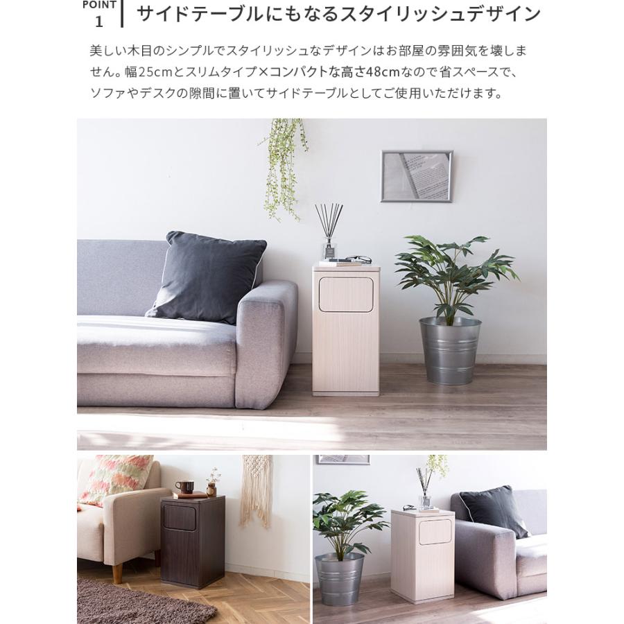 ゴミ箱 20リットル 扉付き ふた付き おしゃれ インテリア ごみ箱