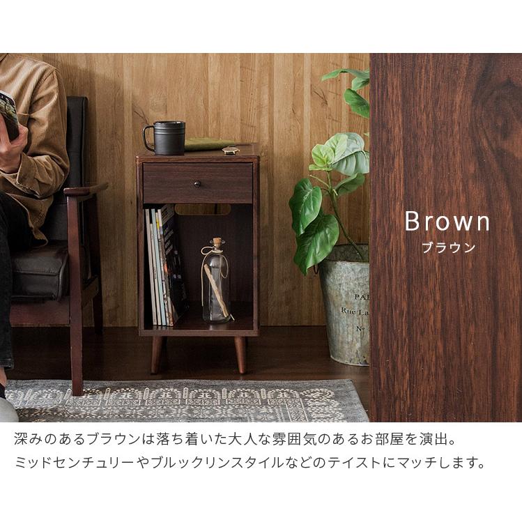 サイドテーブル おしゃれ ナイトテーブル コンセント 収納 ラック