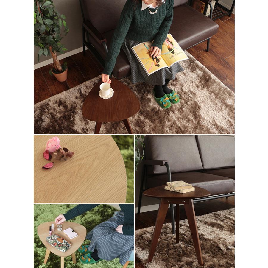 ローテーブル サイドテーブル 幅 40 cm ビスキュイ biscuit 三角 机