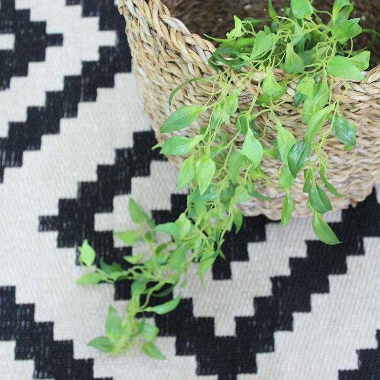 フェイクグリーン 垂れる葉っぱ Sサイズ 飾り オブジェ 観葉植物