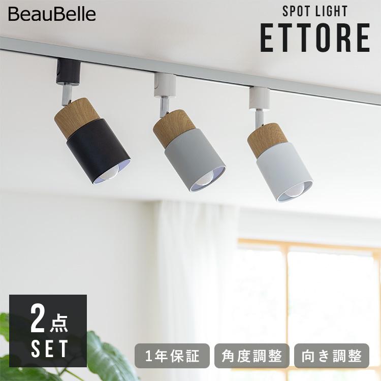 2個セット スポットライト 1灯 エトーレ ダクトレール用 照明 ダクト