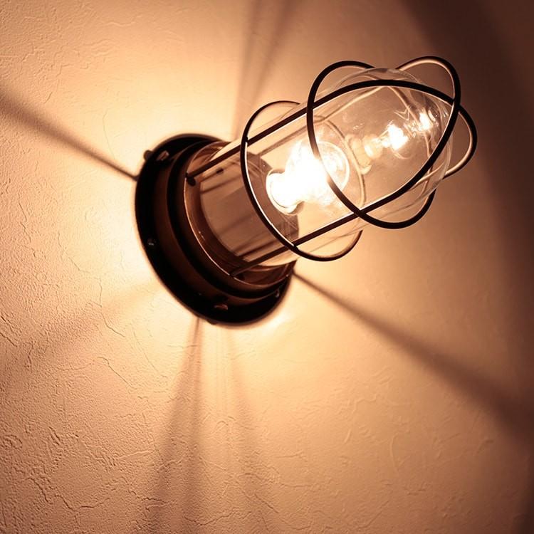 ウォールライト おしゃれ マリンランプ 壁付け 照明器具 北欧 電気 レトロ ガラス 廊下 トイレ 寝室 1灯 ウォールランプ バルコ 内玄関 階段 船舶照明 配送員設置送料無料