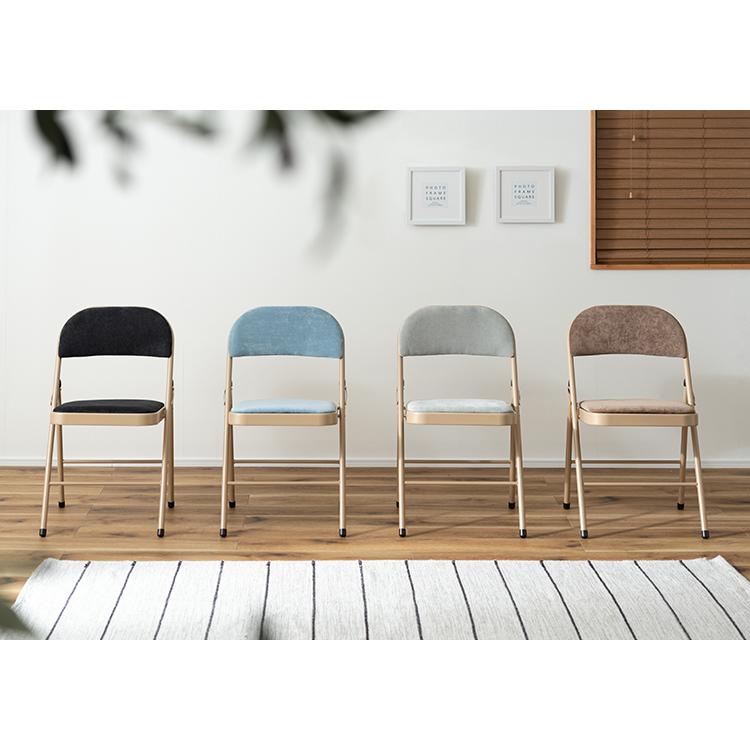 フォールディングチェア 折りたたみチェア おしゃれ 折り畳み 椅子 ベロア調 ダイニングチェア デスクチェア イス スツール 椅子 シンプル 北欧 お洒落 可愛い C03pc 33 照明 家具 雑貨の快適ホームズ 通販 Yahoo ショッピング