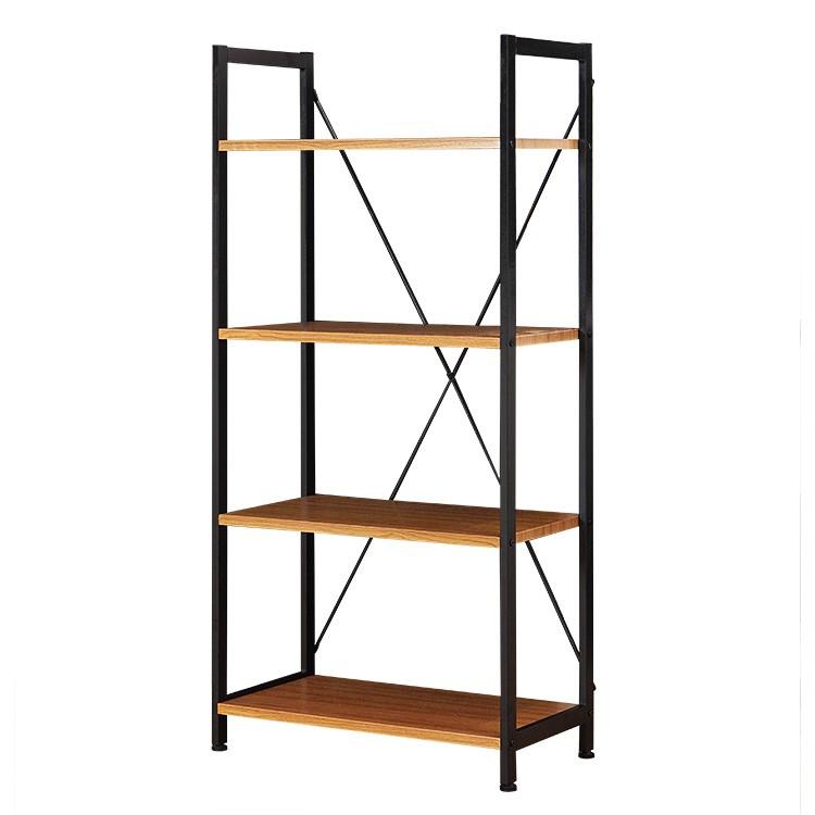 本棚 スチール 木製 おしゃれ ブックシェルフ デスク横 棚 本 収納 書斎 子供部屋 リビング かわいい 書類 オフィス ブラウン テレワーク 勉強 Smart スマート C 照明 家具 雑貨の快適ホームズ 通販 Yahoo ショッピング