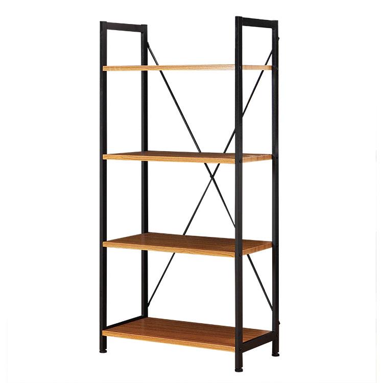 不二貿易（Fuji Boeki） 本棚 スチール 木製 おしゃれ ブックシェルフ