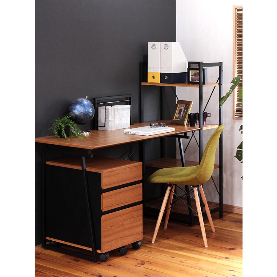 ボー・デコール　ブックシェルフ　学習机　本棚のみ 不二貿易 本棚 スチール 木製 おしゃれ ブックシェルフ デスク横