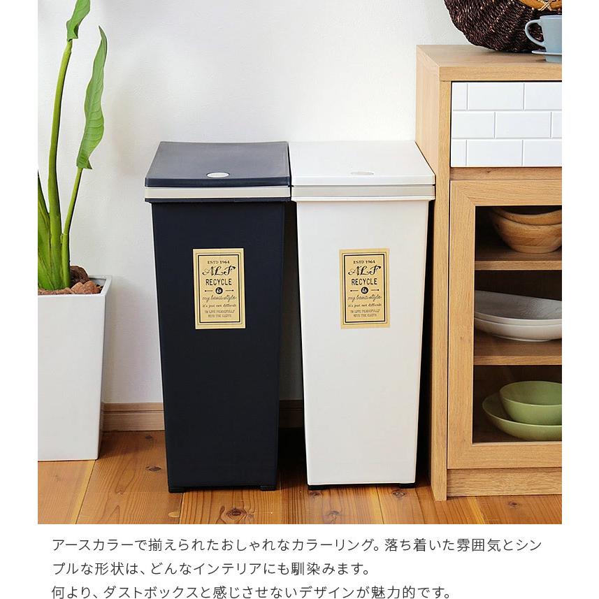 ゴミ箱 45l フタ付き キャスター 分別 ダストボックス スリム おしゃれ シンプル ごみ箱 かわいい ふた 屋外 プッシュボタン キッチン 蓋 アルフ C 照明 家具 雑貨の快適ホームズ 通販 Yahoo ショッピング
