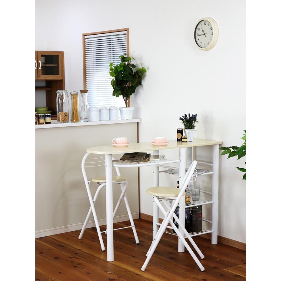 カウンターテーブル チェア2脚セット 幅1cm 折りたたみ 3点セット バーテーブル カフェテーブル おしゃれ シンプル リビング ダイニング ダイニングセット C 照明 家具 雑貨の快適ホームズ 通販 Yahoo ショッピング