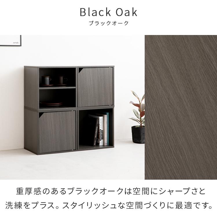 不二貿易（Fuji Boeki） キューブボックス カラーボックス 扉 収納