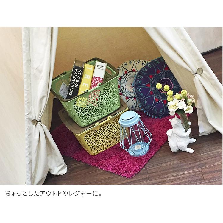 マハロバスケット リイ レジカゴ ハワイアン 雑貨 収納 エコバッグ