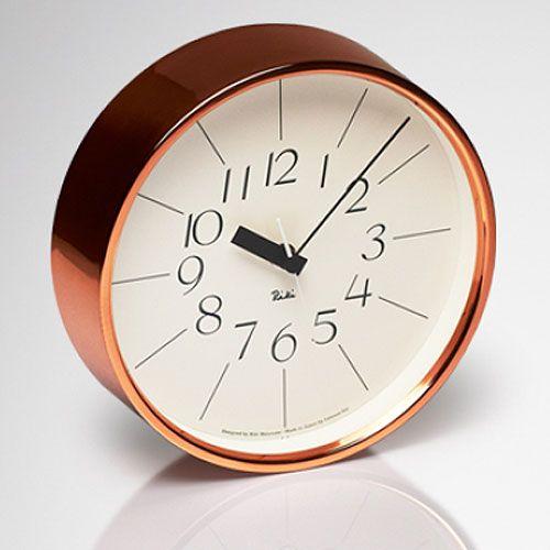 送料無料 RIKI CLOCK リキクロック 銅の時計 WR11-04 掛け時計 壁掛け