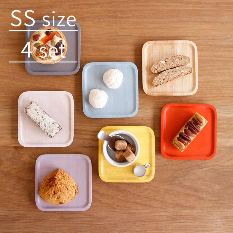 ウッドプレート 4枚セット 食器 おしゃれ かわいい 北欧 キッチン 料理