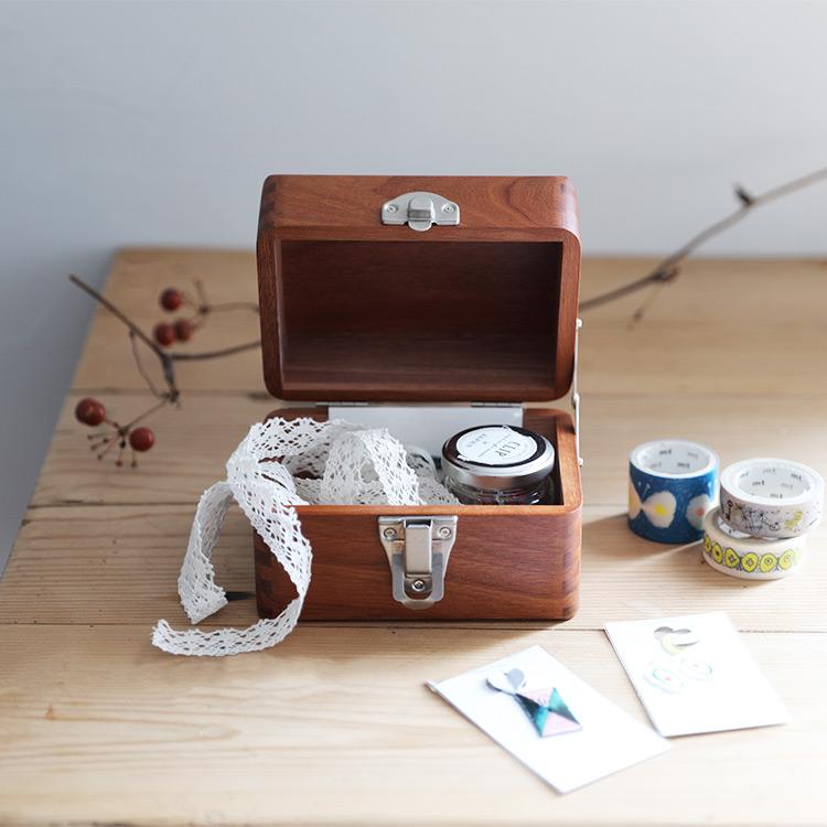 手提げ小箱 倉敷意匠 木箱 収納ボックス 収納 アンティーク ふた付