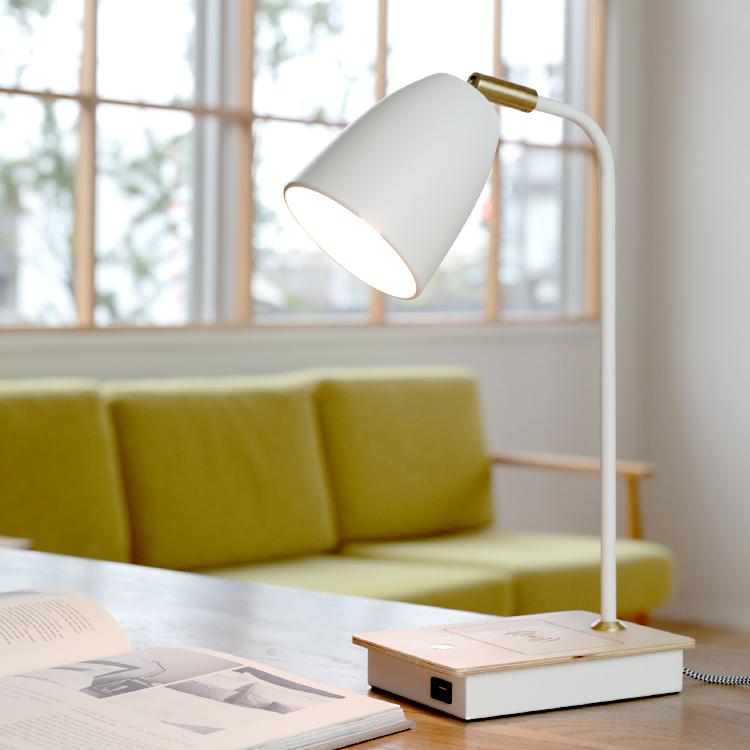 テ−ブルタッチセンサ−ランプ 電気スタンド ワイヤレス充電機能付き