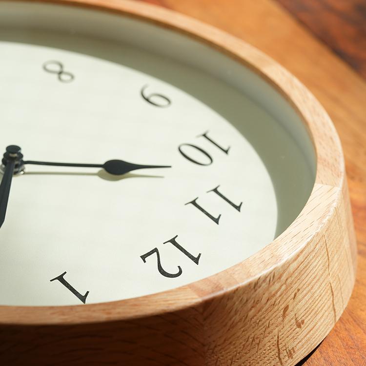 掛け時計 アナログ 電波時計 木製 Clair CLOCK クレールクロック 天然