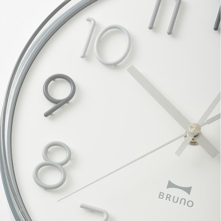 BRUNO（ブルーノ） 掛け時計 ラウンドトーンウォールクロック BRUNO