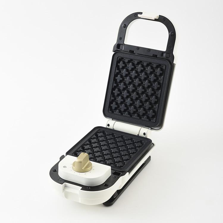 BRUNO ホットサンドメーカー シングル　ホワイト本体 6種類プレートセット BRUNO（ブルーノ） ホットサンドメーカー シングル用プレート ホット