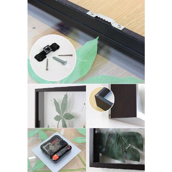 送料無料 リーフアートクロック リーフパネル F-style Clock 壁掛け