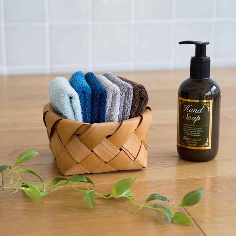 マイクロファイバー ハンカチタオル 200×200mm フェイスタオル ハンド