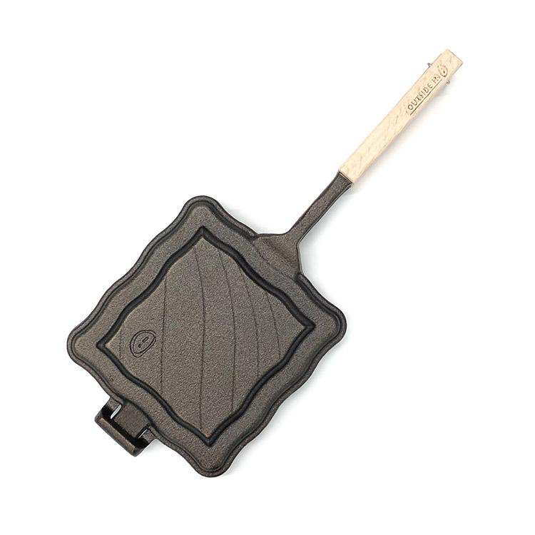 ホットサンドメーカー 燕三条製 日本製 鉄 鋳鉄製 スキレット 直火 IH 